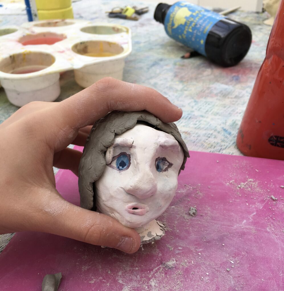Clay Art by Young Picasso Student